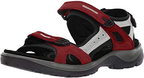 ECCO Mädchen Offroad Sandalen, Chili Red Concrete Black, 35 EU von ECCO