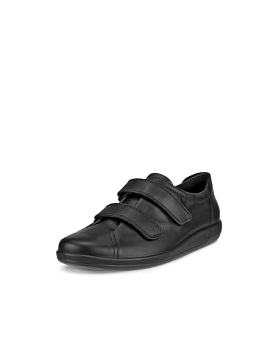 ECCO Damen Soft 2.0 Hohe Sneaker Trainer, Black Sole, 41 EU von ECCO