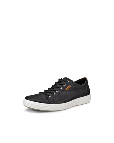 Ecco Herren Soft 7 Sneaker, BLACK, 42 EU von ECCO