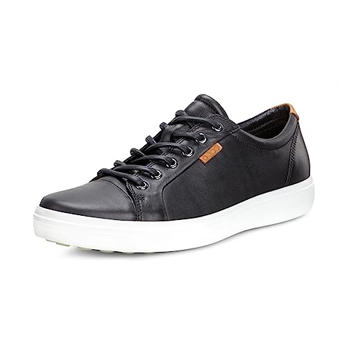 Ecco Herren Soft 7 Sneaker, BLACK, 45 EU von ECCO