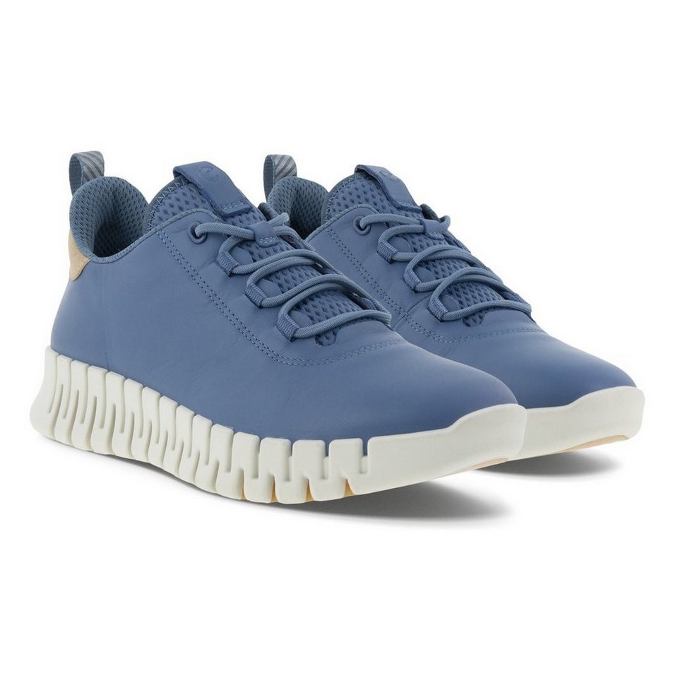 Ecco Gruuv Lea (weiches Nappaleder) dunkelblau Damen Sneaker von Ecco