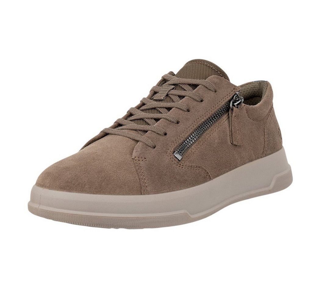 Ecco Move Zip Lace (Premium-Leder) braun Damen Sneaker von Ecco