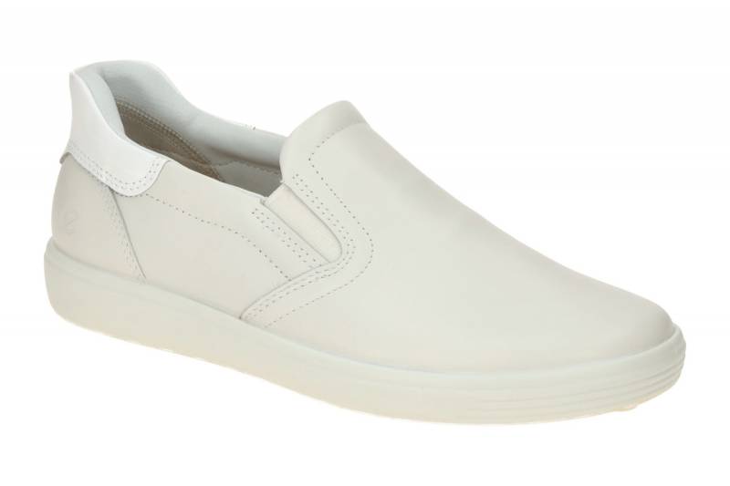 Ecco SOFT 7 LADIES 47085361146 offwhite - sportliche Slipper f?r Damen von Ecco