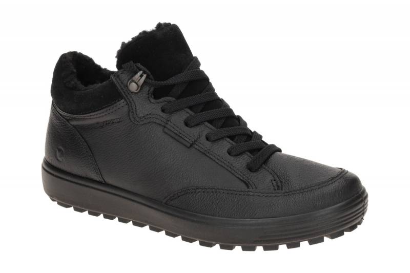 Ecco SOFT 7 TRED 45049301001 schwarz - Mid Cut Sneakers f?r Damen von Ecco