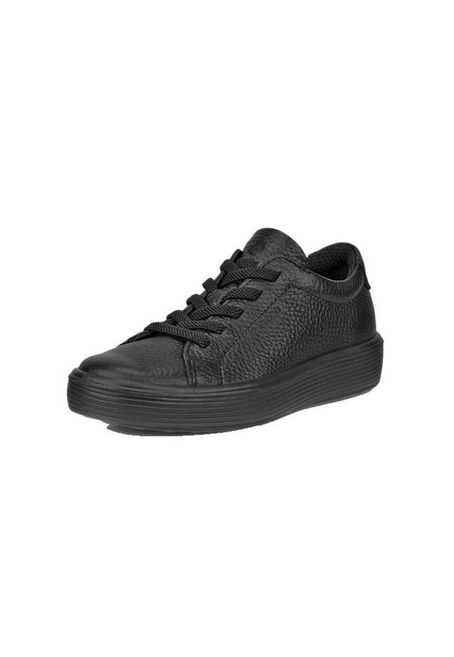 Ecco Soft 60 (ECCO Leder) schwarz Kinder Sneaker von Ecco