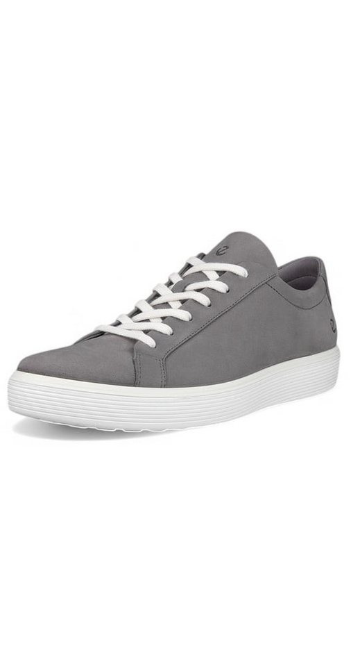 Ecco Soft 60 (Premium-Leder) grau Herren Sneaker von Ecco
