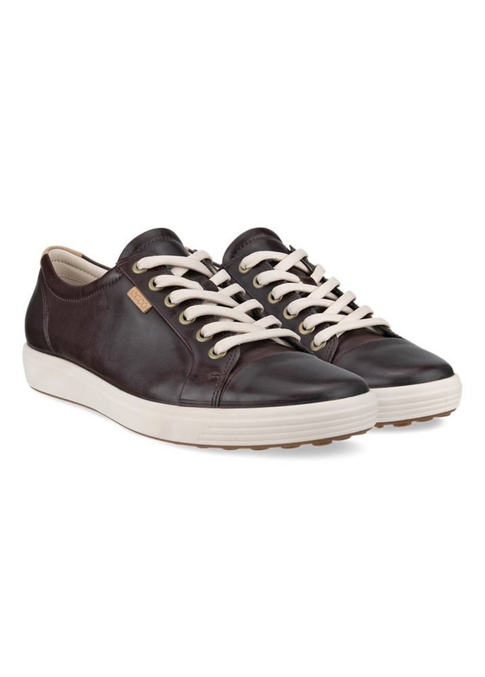 Ecco Soft 7 (Nubukleder) mochabraun Damen Sneaker von Ecco