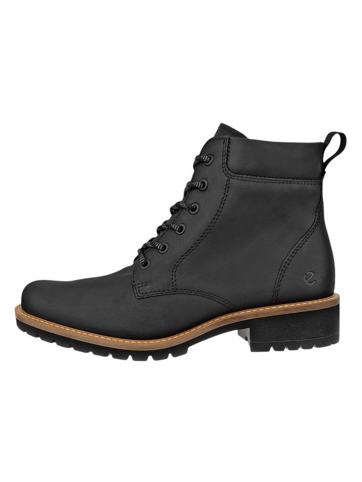 Ecco Stiefelette Elaina Lace Boot (Premium-Leder) schwarz Damen Wanderschuh von Ecco