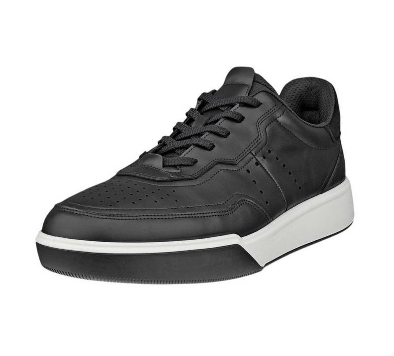 Ecco Street Court Lea (Premium Leder) schwarz Herren Sneaker von Ecco
