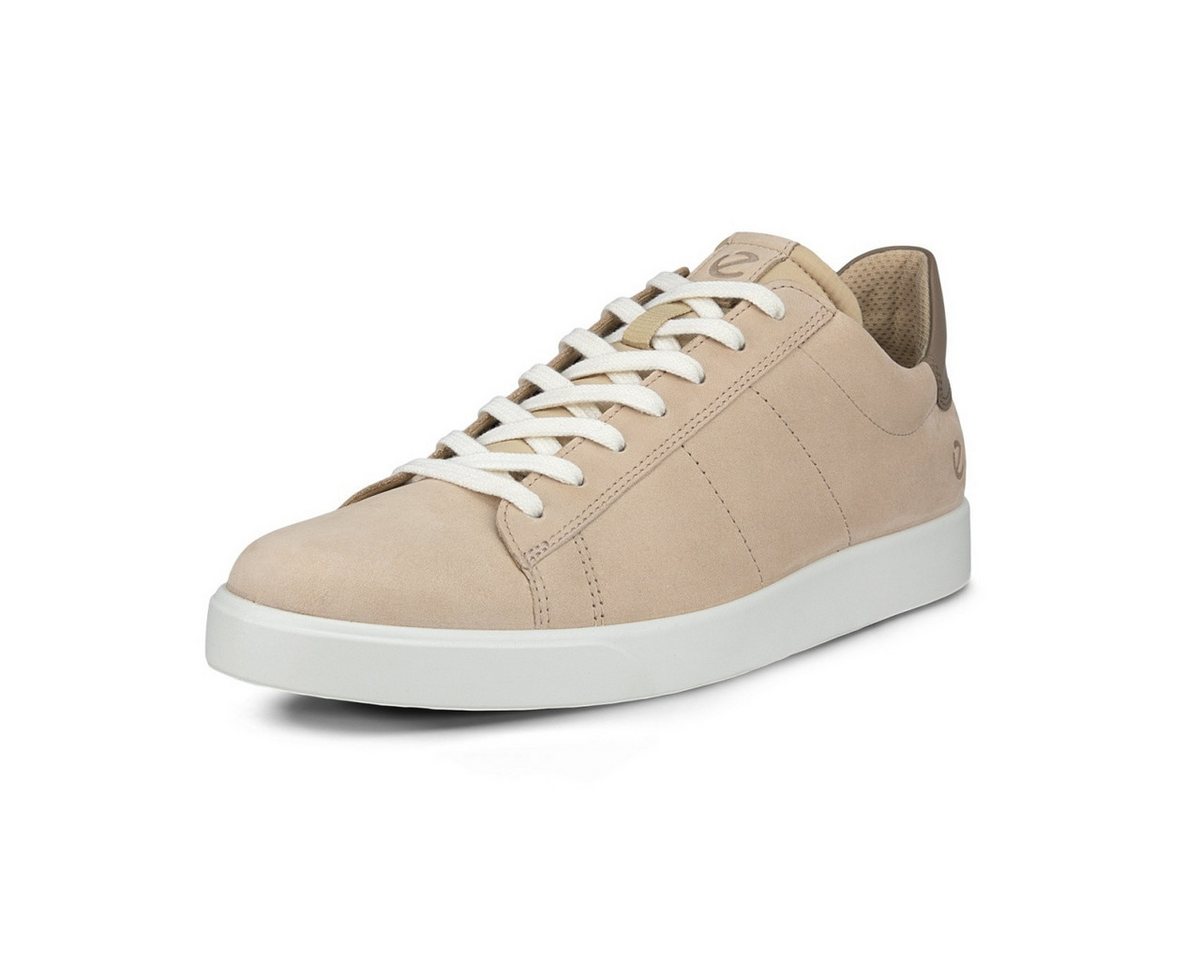 Ecco Street Lite (Premium-Leder und Wildleder) sandbraun/braun Herren Sneaker von Ecco