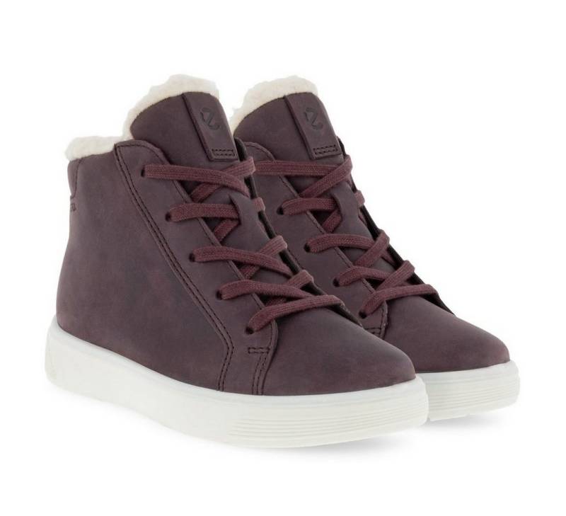 Ecco Street Tray Mid GTX Boot (Nubukleder, wasserdicht) plumbraun Kinder Winterstiefel von Ecco