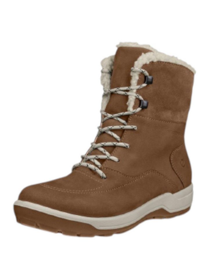 Ecco Trace Lite WP Mid Boot (Nubukleder, wasserdicht, warm) camelbraun Winterstiefel von Ecco