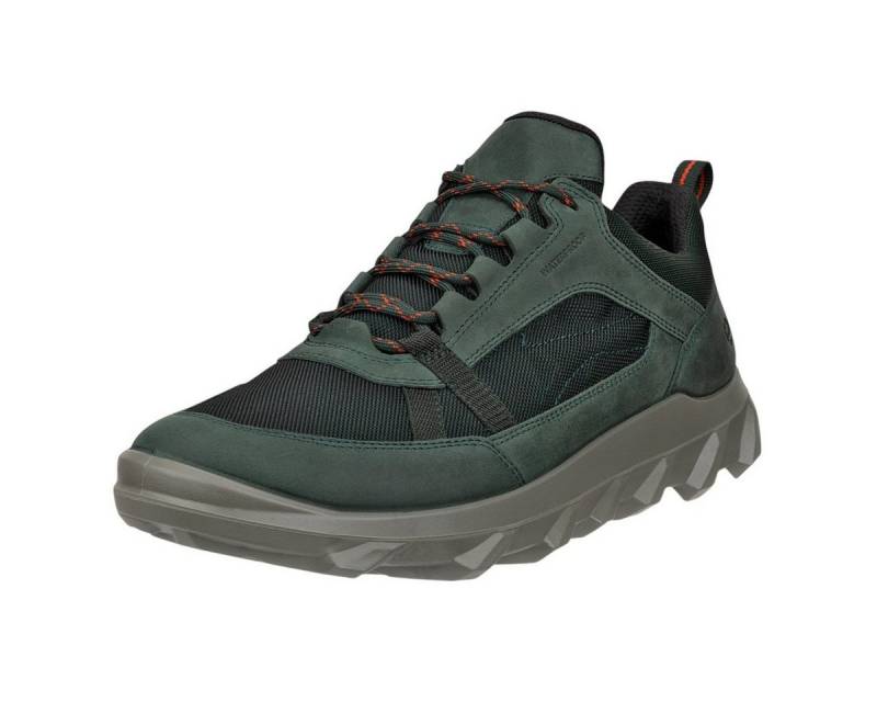 Ecco Wanderschuhe MX Low WP (Nubukleder, wasserdicht) dunkelgrün Herren Sneaker von Ecco