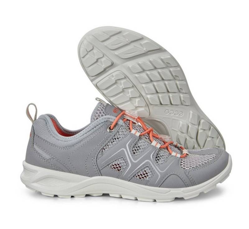 Ecco Wanderschuhe Terracruise LT Breathru silber Damen Sneaker von Ecco