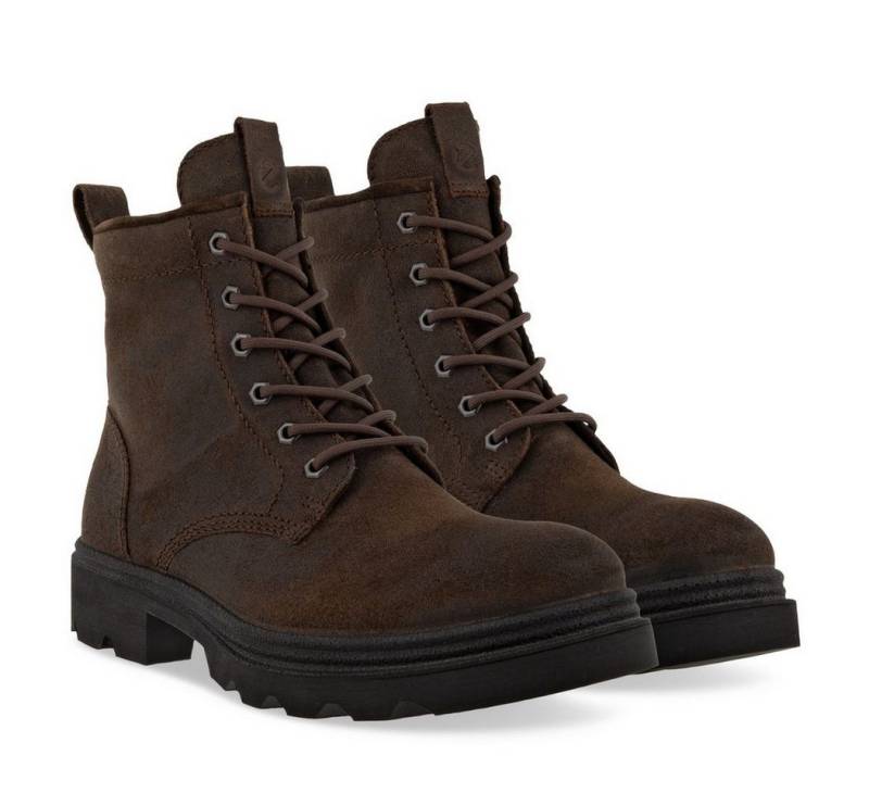 Ecco Grainer 6IN Boot WP (Veloursleder, wasserdicht) coffeebraun Herren Winterstiefel von Ecco