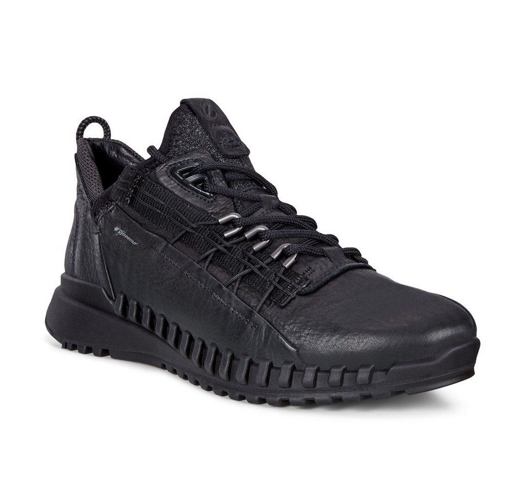 Ecco Zipflex Low Dyneema-Leder schwarz Damen Sneaker von Ecco