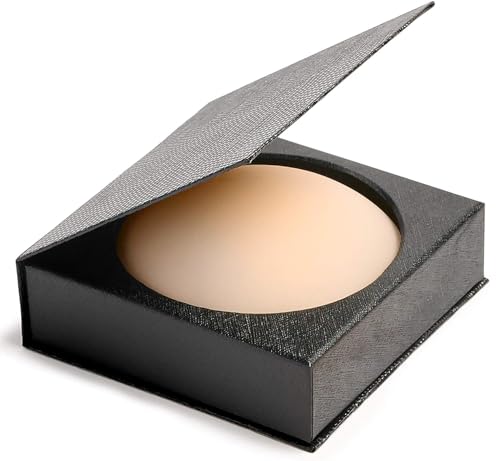 Ecentaur Silikon Wiederverwendbar 1-Paar Nippel Cover Nicht Klebende Nippelpads Nippelabdeckung BH Liner Einlage Nipple Aufkleber Brustwarzen Abdeckungen mit Travel Box von Ecentaur