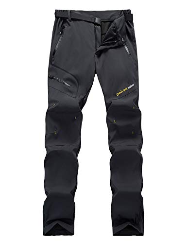 Echinodon Damen Hose Schnelltrockend Dünn Leicht Sommer Outdoorhose Wasserabweisend Trekkinghose Wanderhose Grau Asien XL von Echinodon