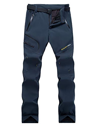 Echinodon Damen Hose Schnelltrockend Dünn Leicht Sommer Outdoorhose Wasserabweisend Trekkinghose Wanderhose Navy Asien L von Echinodon