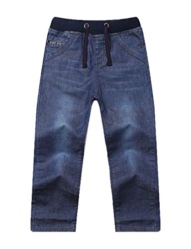 Echinodon Jungen Jeans Hose Kinder Jeanshose 100% Baumwolle Leicht/Weich/Atmungsaktiv von Echinodon
