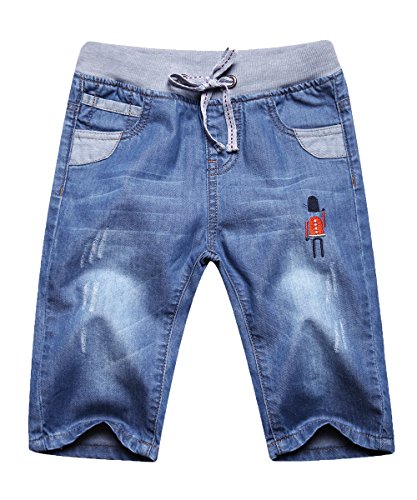 Echinodon Jungen Jeans Shorts 1/2 Kurze Hose Kinder Sommer Jeanshose Weich/Leicht/Atmungsaktiv E 104 Echinodon Jungen Jeans Shorts 1/2 Kurze Hose Kinder Sommer Jeanshose Weich/Leicht/Atmungsaktiv E 104 von Echinodon
