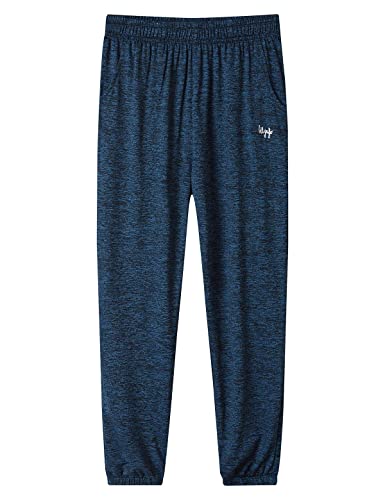 Echinodon Jungen Stretchhose Sommer Hose Jogginghose Dünn Leicht schnelltrocknend Sporthose Freizeithose Blau 160 von Echinodon