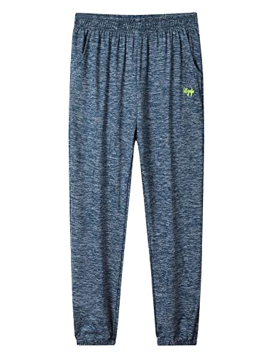 Echinodon Jungen Stretchhose Sommer Hose Jogginghose Dünn Leicht schnelltrocknend Sporthose Freizeithose Grün 160 von Echinodon