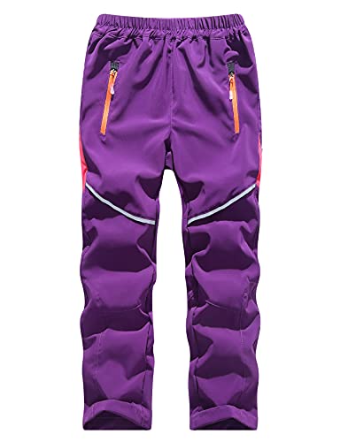 Echinodon Kinder Leichte Outdoorhose Sommer Hose Jungen Mädchen Schnelltrocknend Dünn Reflektoren Wanderhose Trekkinghose Violett 2XL Echinodon Kinder Leichte Outdoorhose Sommer Hose Jungen Mädchen Schnelltrocknend Dünn Reflektoren Wanderhose Trekkinghose Violett 2XL von Echinodon