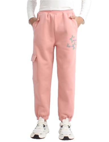 Echinodon Mädchen Gefütterte Sporthose Winter Hose Jogginghose Sweathose Kinder Thermohose Schwarz 160 von Echinodon