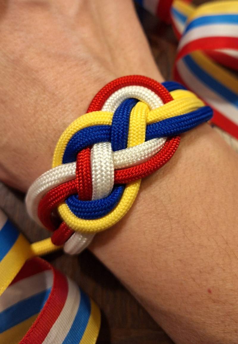 Fastnachtsarmband Makramee M3 von EchtRoth