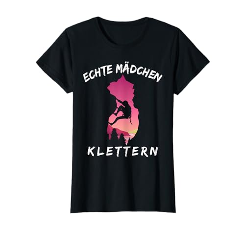 Echte Mädchen Klettern | Klettern Boulder Sport Klettern T-Shirt Echte Mädchen Klettern | Klettern Boulder Sport Klettern T-Shirt von Echte Kletterer Boulderer Klettern Geschenke