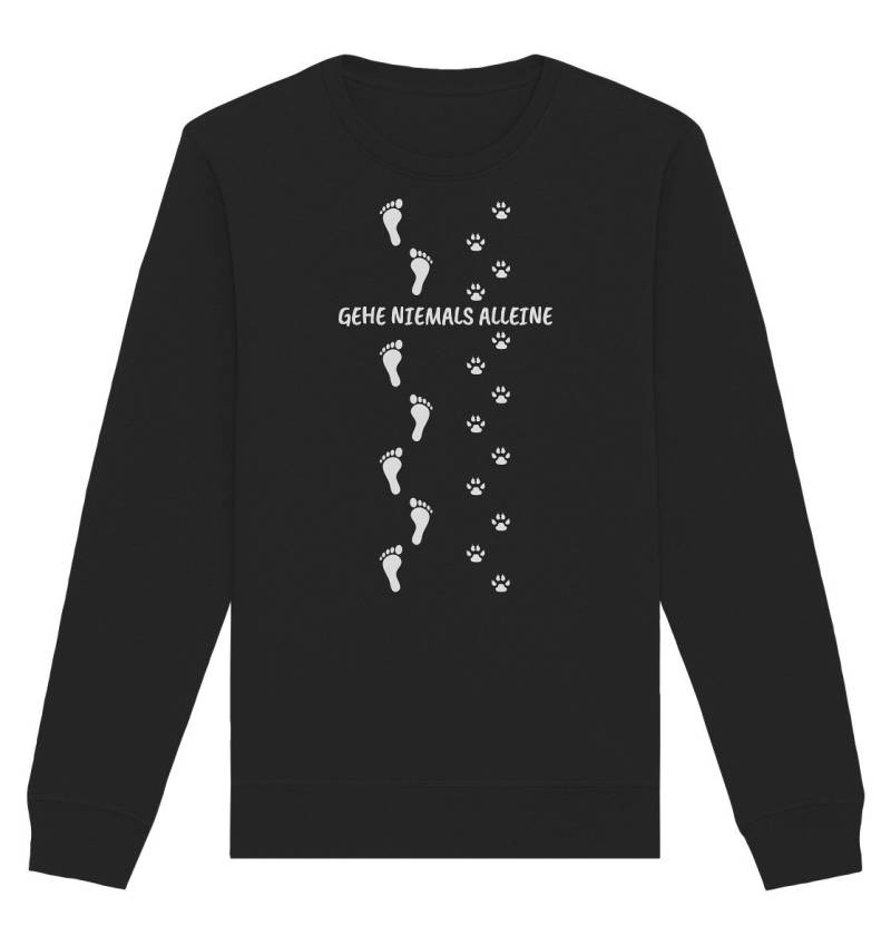 Damen-Pullover "Gehe Niemals Alleine" - Perfekt Für Hundeliebhaber von EchteHundeliebe
