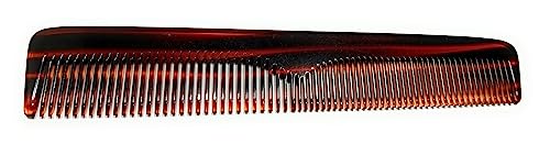 Echterhölter Kamm gesägt + handgemacht ca. 18 cm - normale + weite Zahnung havanna-braun Damen Herren (23509) von Echterhölter