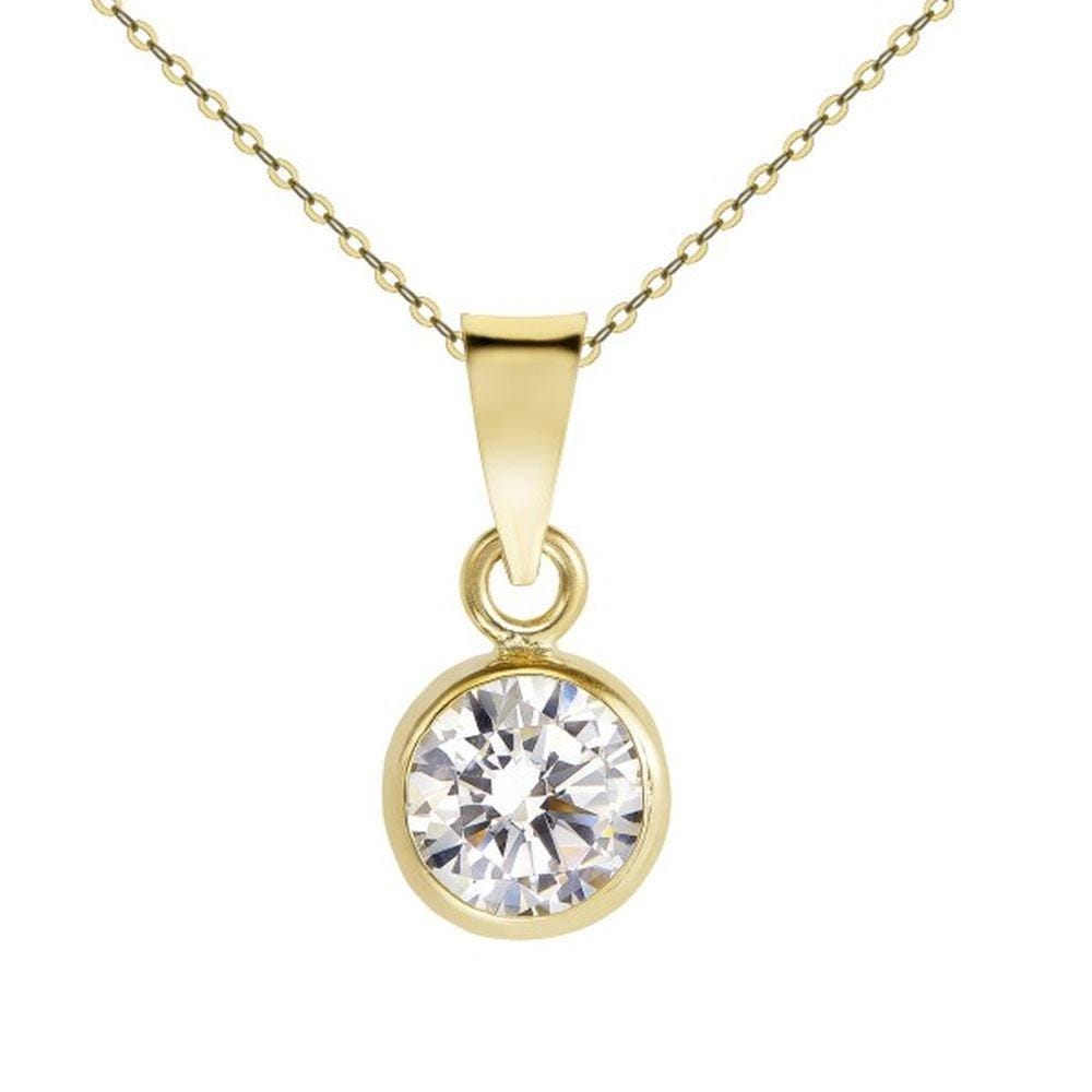 Gold 333 8 Kt Anhänger 7, 5 Mm Zirkonia Hochglanz Neu Gold 333 8 Kt Anhänger 7, 5 Mm Zirkonia Hochglanz Neu von EchtschmuckStenzel