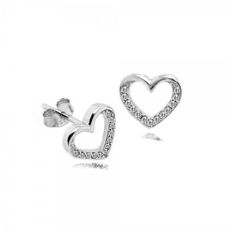 Ohrstecker Herz Mit Zirkonia1 Paar Neu Ohrringe Kinder von EchtschmuckStenzel