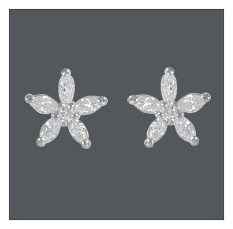 Ohrstecker Seestern Mit Zirkonia1 Paar Neu Ohrringe Kinder von EchtschmuckStenzel