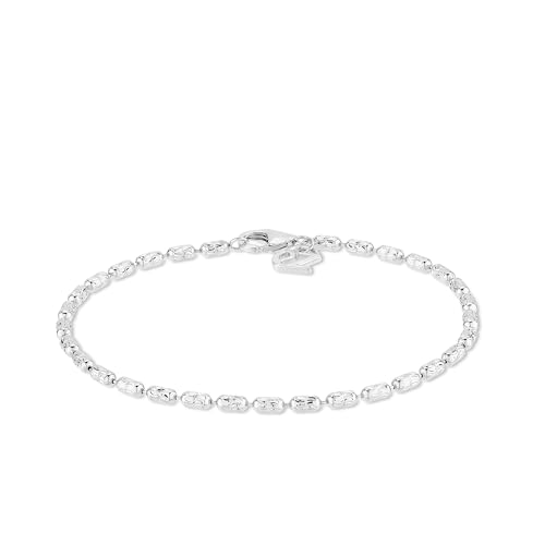 ECHTZEIT Schmuckstücke mit Glitzereffekt aus 925 Sterling Silber - 45 cm lang - The Glitter One ECHTZEIT Schmuckstücke mit Glitzereffekt aus 925 Sterling Silber - 45 cm lang - The Glitter One von Echtzeit