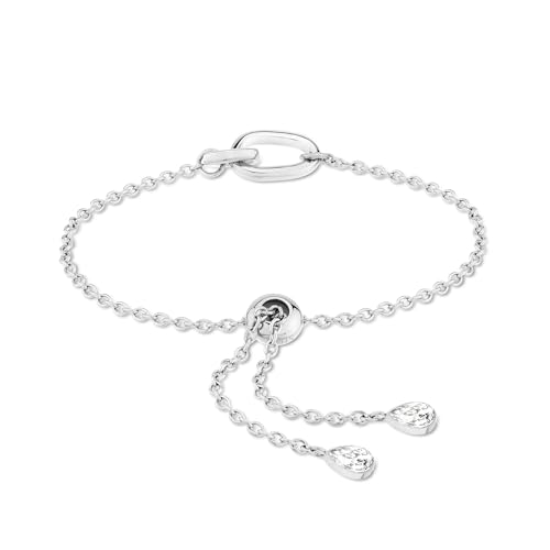 ECHTZEIT Armband mit Unendlichkeit Anhänger aus Edelstahl - Individuell Größenverstellbar durch hochwertigen Zugbandverschluss - Like Diamonds ECHTZEIT Armband mit Unendlichkeit Anhänger aus Edelstahl - Individuell Größenverstellbar durch hochwertigen Zugbandverschluss - Like Diamonds von Echtzeit