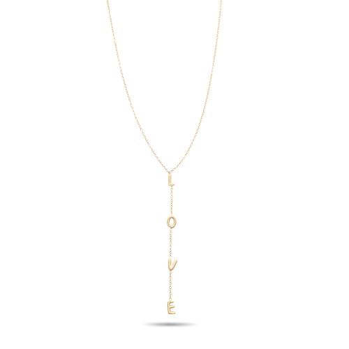 Echtzeit Damen Halskette EJ-0046-N-47 aus Edelstahl in IP Gold von Echtzeit