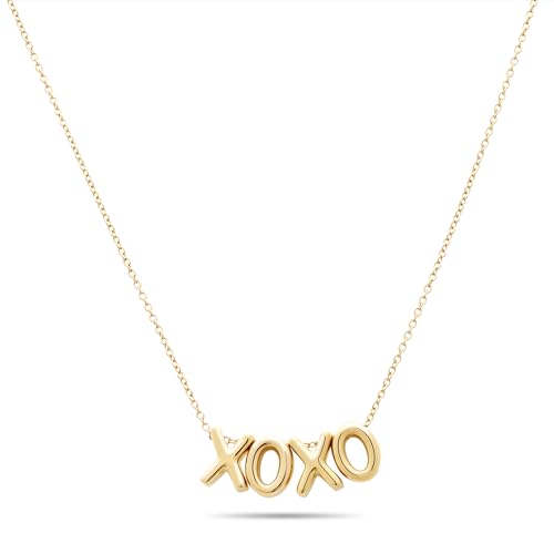 Echtzeit Damen Halskette EJ-0047-N-45 aus Edelstahl in IP Gold von Echtzeit