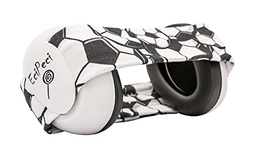 EciPeci Gehörschutz für Kinder, Müheloser Komfort, Kapselgehörschutz für Kleinkinder mit besonders Weichem und Leichtem Design, Ideal für den Empfindlichen Babykopf, Fußball von EciPeci