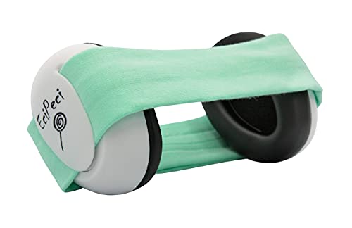 EciPeci Gehörschutz für Kinder, Müheloser Komfort, Kapselgehörschutz für Kleinkinder mit besonders Weichem und Leichtem Design, Ideal für den Empfindlichen Babykopf, Minze von EciPeci