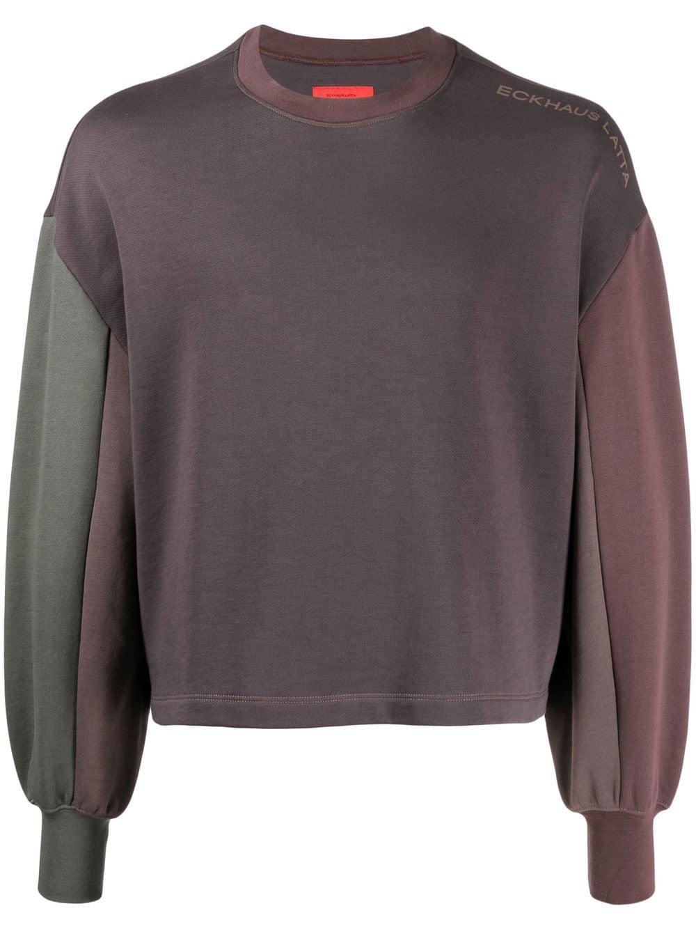 Eckhaus Latta Sweatshirt mit Einsätzen - Braun von Eckhaus Latta