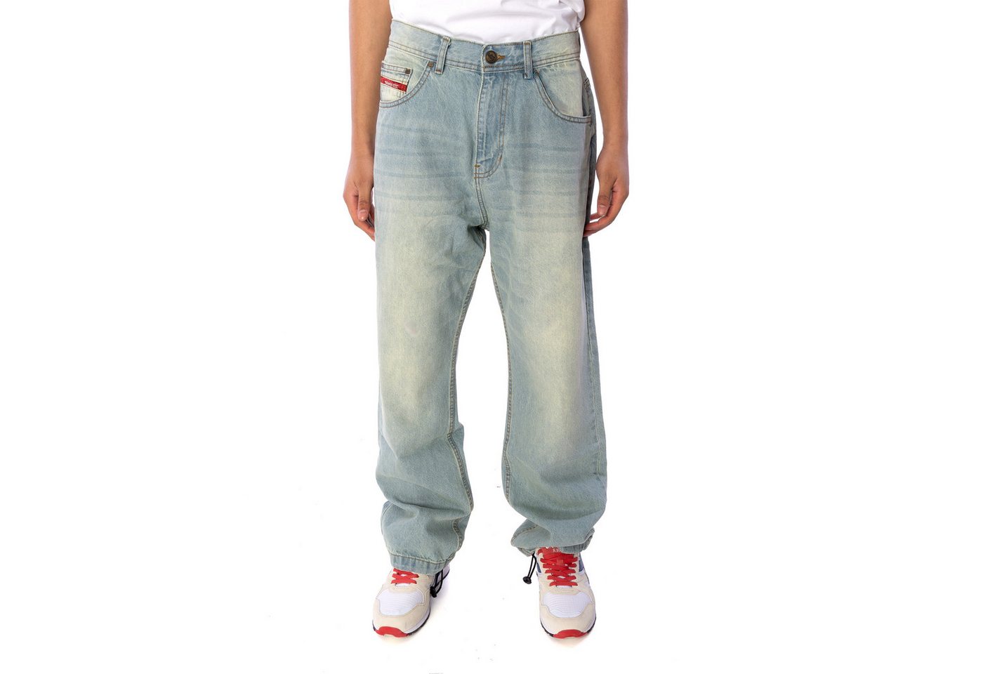 Ecko Unltd. Loose-fit-Jeans Jeans Ecko Unltd. Fat Bro Baggy, G 36, L 34, F light blue denim von Ecko Unltd.