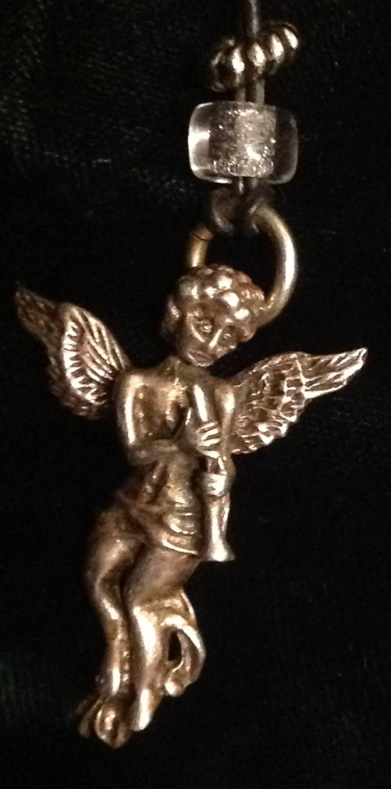 sterling Silber Engel Anhänger Mit Flöte Cherub Niedlichen Seltenen 3D Flötenspieler Flügel Des Wunsches Renn Boho Sca Mittelalterlichen Amulett von EclecticCollage