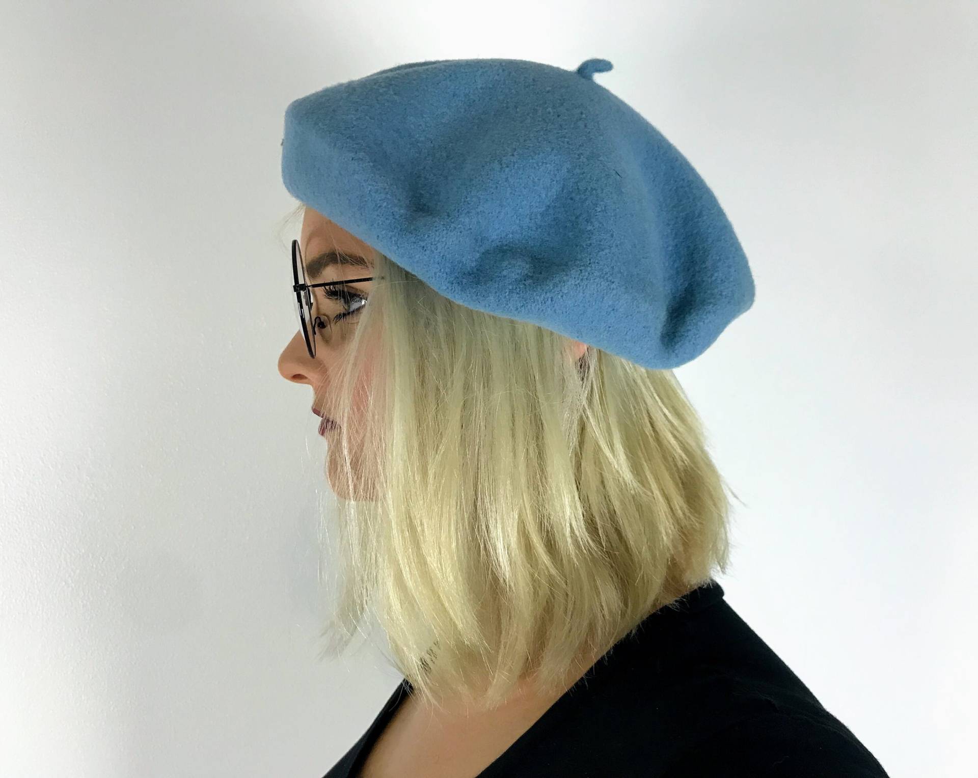 Baby Blaue Vintage Baskenmütze von EclectrikVintage
