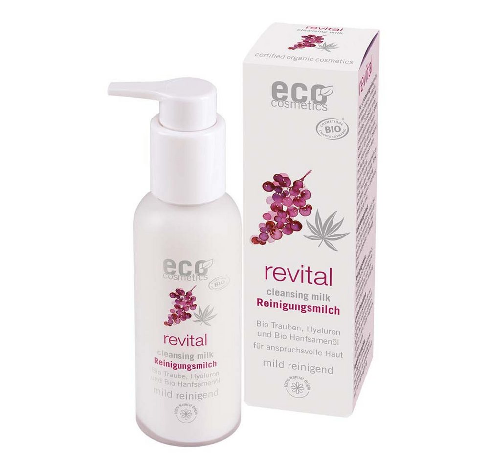 Eco Cosmetics Gesichts-Reinigungsmilch revital - Reinigungsmilch 100ml von Eco Cosmetics