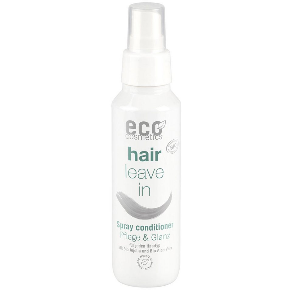 Eco Cosmetics Haarspülung Leave-in Spray Conditioner mit Bio Jojoba und Bio Aloe Vera, 100 ml von Eco Cosmetics