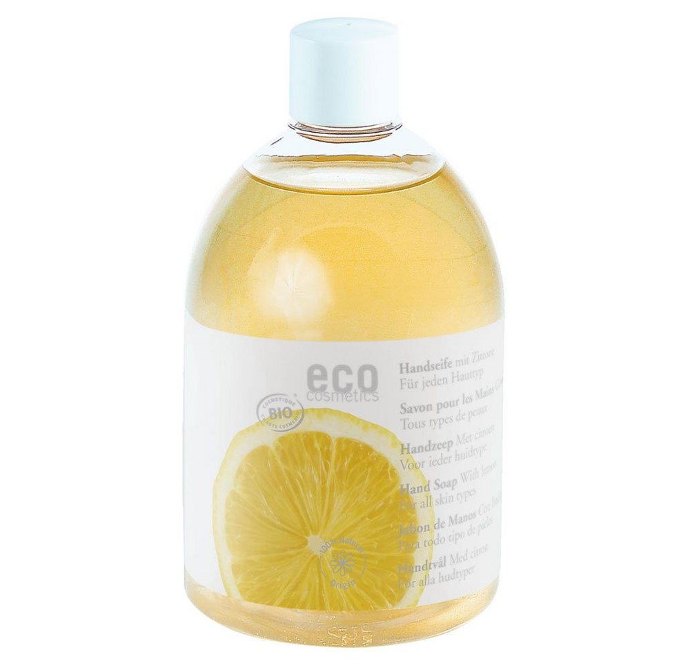 Eco Cosmetics Handseife Zitrone, 500 ml Eco Cosmetics Handseife Zitrone, 500 ml von Eco Cosmetics