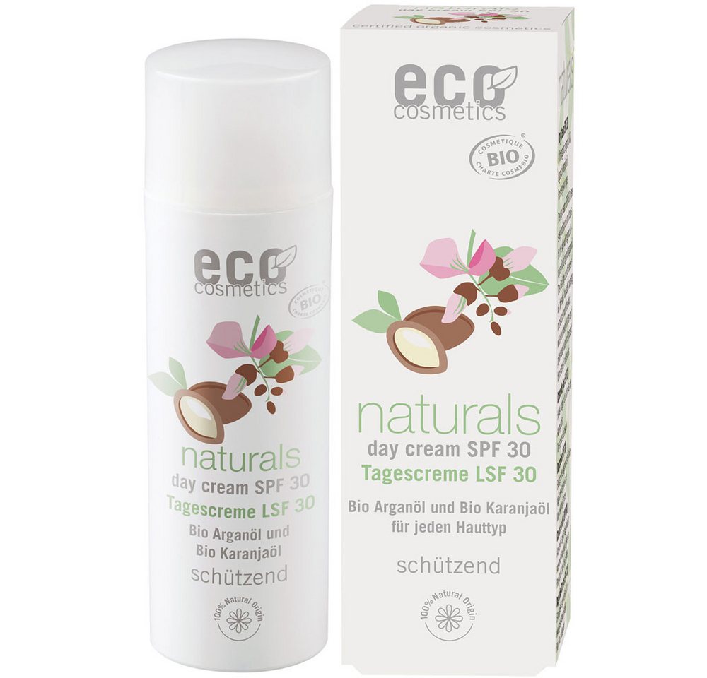 Eco Cosmetics Tagescreme LSF mit Bio Arganöl und Bio Karanjaöl, 50 ml Eco Cosmetics Tagescreme LSF mit Bio Arganöl und Bio Karanjaöl, 50 ml von Eco Cosmetics